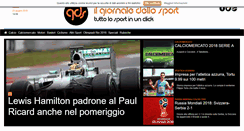 Desktop Screenshot of ilgiornaledellosport.net